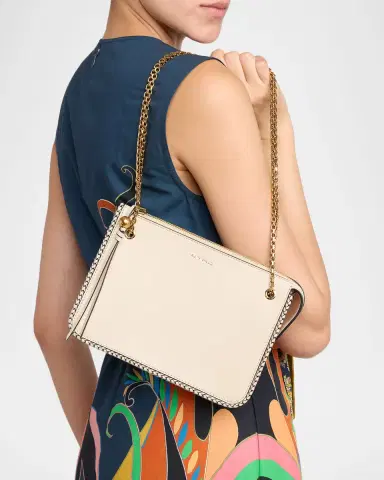 Etro Braid-Trim Leather Crossbody Bag | Thumbnail 2
