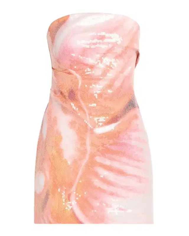Significant Other Aden Sequined Strapless Mini Dress