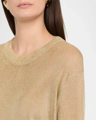 SEROYA Hana Metallic Knit Top | Thumbnail 5 SEROYA Hana Metallic Knit Top | Thumbnail 5