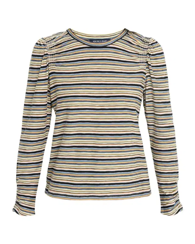 Bouvet Shirred Long-Sleeve Tee