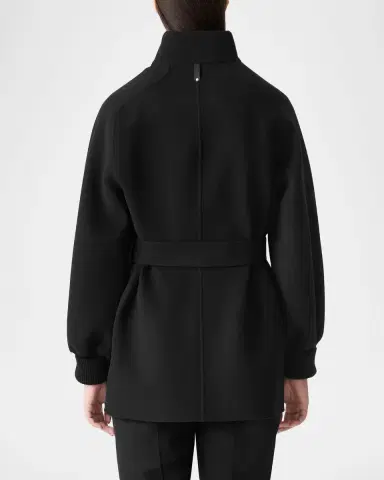Mackage Shania Belted Double-Face Wool Jacket | Thumbnail 2