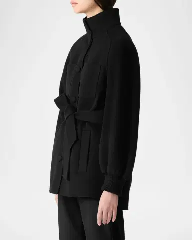 Mackage Shania Belted Double-Face Wool Jacket | Thumbnail 3