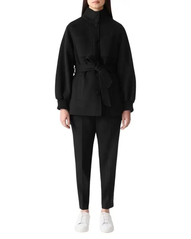 Shania Belted Double-Face Wool Jacket