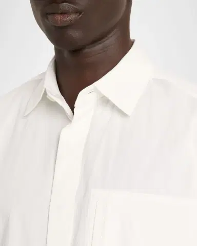 IM MEN Men's Cotton and Linen Button-Down Shirt | Thumbnail 5