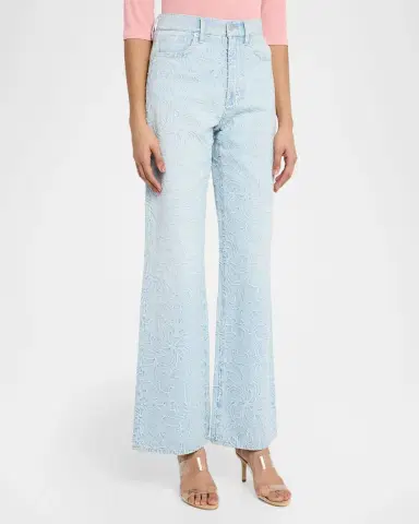 Veronica Beard Taylor Wide-Leg Jeans | Thumbnail 3 Veronica Beard Taylor Wide-Leg Jeans | Thumbnail 3