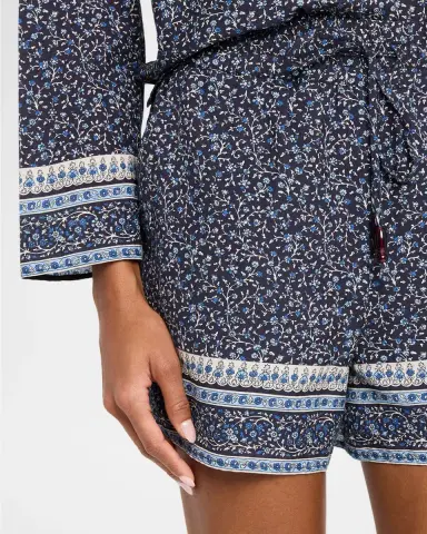 Veronica Beard Vivaldi Printed Drawstring Shorts | Thumbnail 5