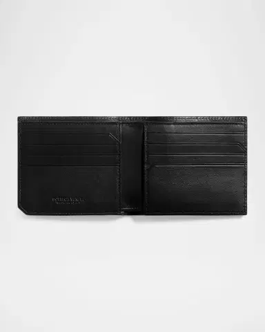 Bottega Veneta Men's Intrecciato Piccolo Leather Bi-Fold Wallet | Thumbnail 2 Bottega Veneta Men's Intrecciato Piccolo Leather Bi-Fold Wallet | Thumbnail 2