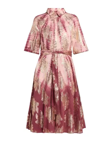Kobi Halperin Tara Belted Shibori-Print Jacquard Dress | Thumbnail 1 Kobi Halperin Tara Belted Shibori-Print Jacquard Dress | Thumbnail 1