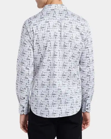 Robert Graham Men 's 52 Pick Up Playing Card Cotton-Stretch Sport Shirt | Thumbnail 3