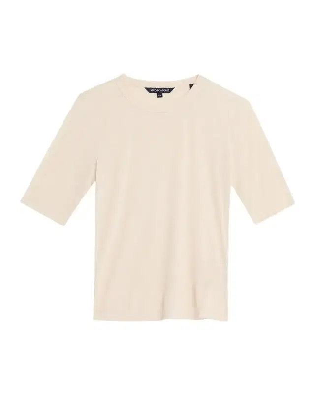 Auclair Knit Elbow-Sleeve Tee