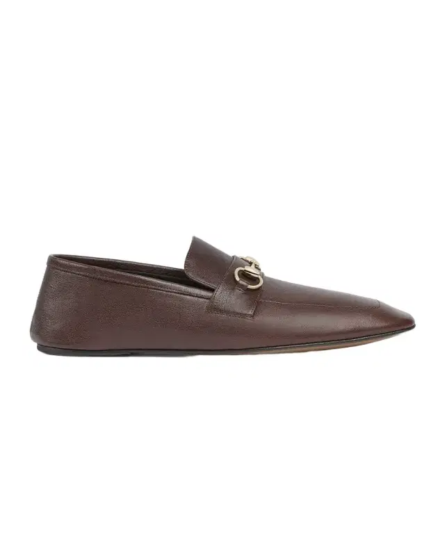 Gucci Men 's La Famiglia Leather Horsebit Loafers