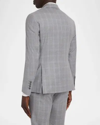 Emporio Armani Men's Plaid G Line Wool Two-Piece Suit | Thumbnail 5 Emporio Armani Men's Plaid G Line Wool Two-Piece Suit | Thumbnail 5