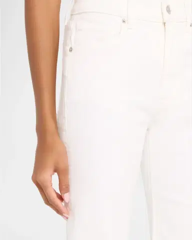 Veronica Beard Crosbie Mid-Rise Slim Wide-Leg Jeans | Thumbnail 4