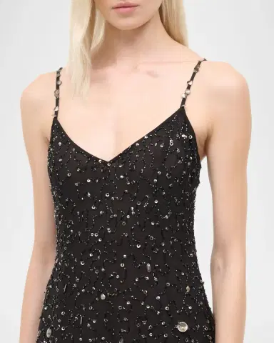 Staud Emily Embellished Tulle Mini Dress | Thumbnail 5