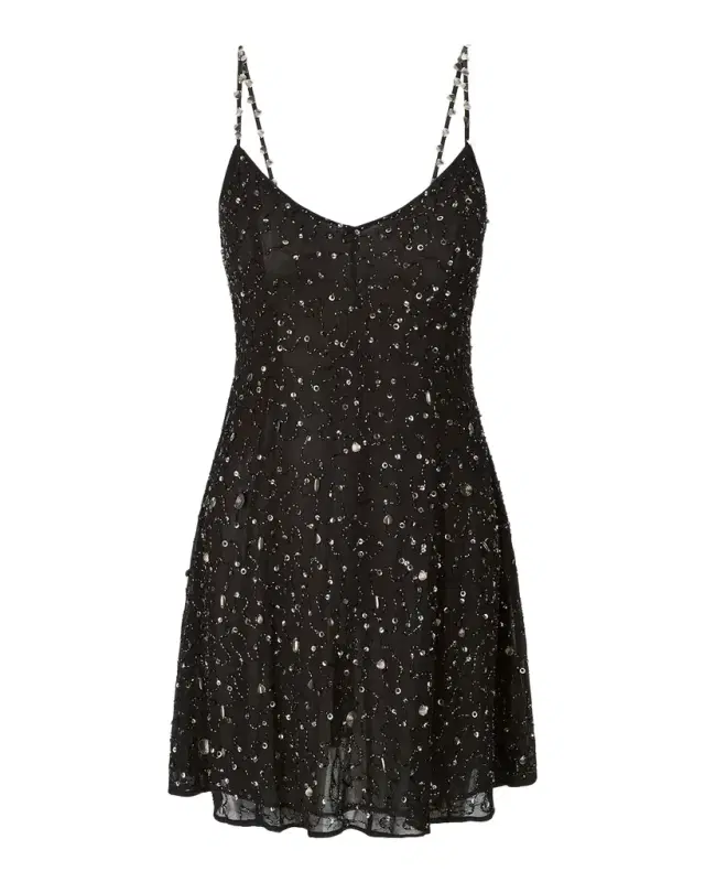 Emily Embellished Tulle Mini Dress