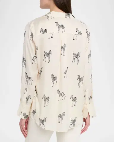 Rails Saige Zebra Button-Front Shirt | Thumbnail 3 Rails Saige Zebra Button-Front Shirt | Thumbnail 3