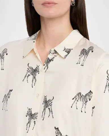 Rails Saige Zebra Button-Front Shirt | Thumbnail 5 Rails Saige Zebra Button-Front Shirt | Thumbnail 5