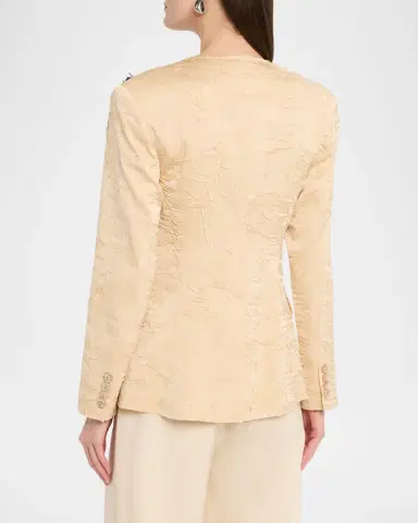 Ulla Johnson Otto Embroidered Satin Jacket | Thumbnail 3 Ulla Johnson Otto Embroidered Satin Jacket | Thumbnail 3