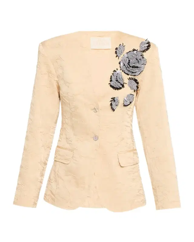Otto Embroidered Satin Jacket