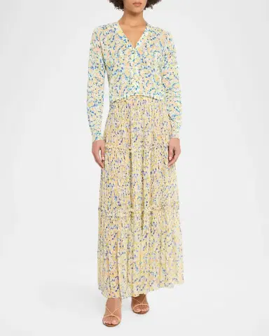 Ulla Johnson Vivienne Floral Cropped Cardigan | Thumbnail 2 Ulla Johnson Vivienne Floral Cropped Cardigan | Thumbnail 2