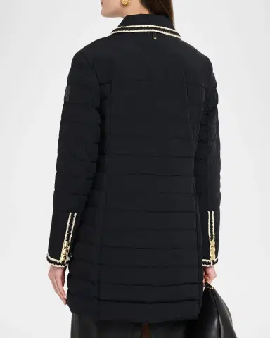 Mackage Precious Crochet-Trim Down Jacket | Thumbnail 3 Mackage Precious Crochet-Trim Down Jacket | Thumbnail 3