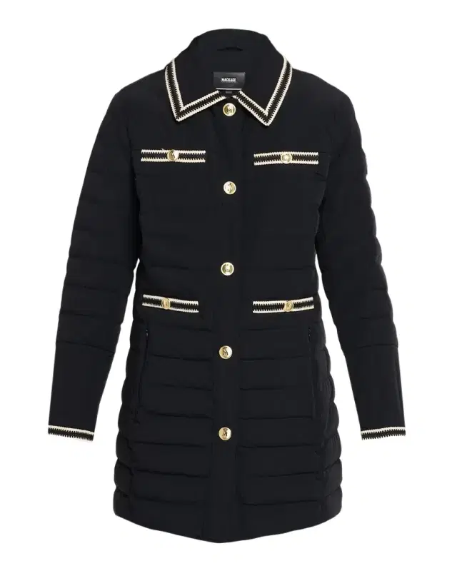 Mackage Precious Crochet-Trim Down Jacket