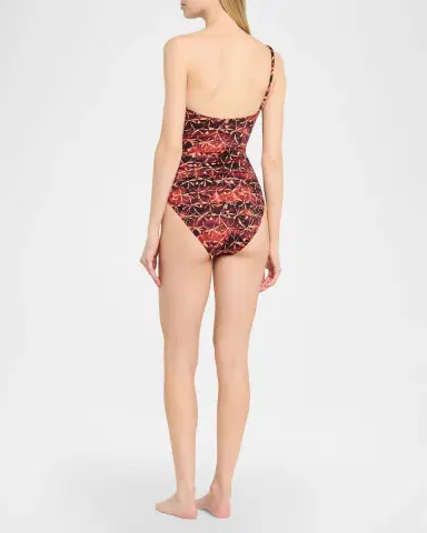 Ulla Johnson Ibiza Ruched One-Piece Swimsuit | Thumbnail 3