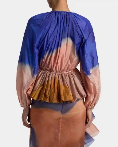 Ulla Johnson x Helen Frankenthaler Rana Peplum Jacket | Thumbnail 3 Ulla Johnson x Helen Frankenthaler Rana Peplum Jacket | Thumbnail 3