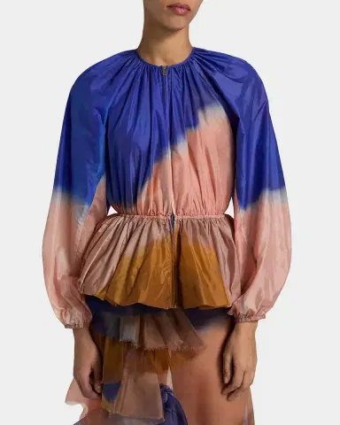 Ulla Johnson x Helen Frankenthaler Rana Peplum Jacket | Thumbnail 4 Ulla Johnson x Helen Frankenthaler Rana Peplum Jacket | Thumbnail 4