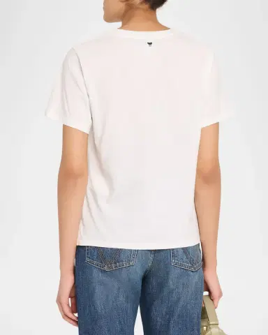 Weekend Max Mara Tenue Logo-Print Cotton Tee | Thumbnail 3 Weekend Max Mara Tenue Logo-Print Cotton Tee | Thumbnail 3