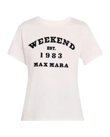 Weekend Max Mara Tenue Logo-Print Cotton Tee | Thumbnail 1 Weekend Max Mara Tenue Logo-Print Cotton Tee | Thumbnail 1