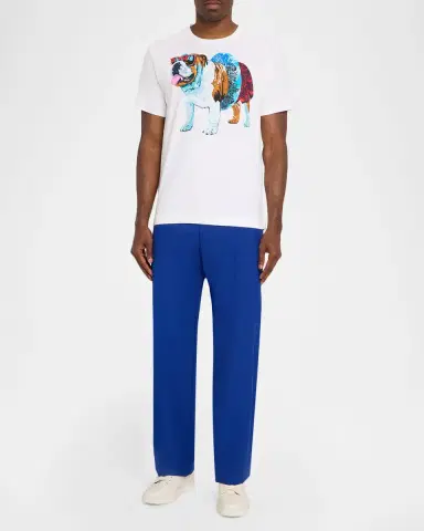 Robert Graham Men's Pool Day Graham Cotton T-Shirt | Thumbnail 2