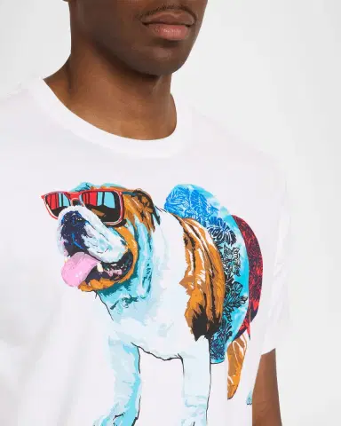 Robert Graham Men's Pool Day Graham Cotton T-Shirt | Thumbnail 5