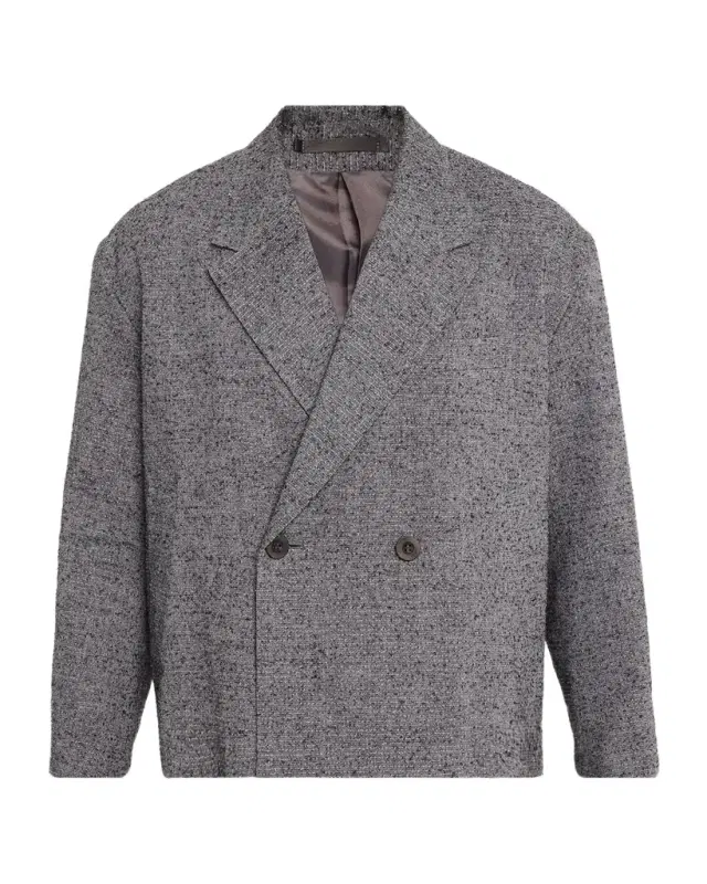 Men 's Textures Linen Boxy-Fit Blazer