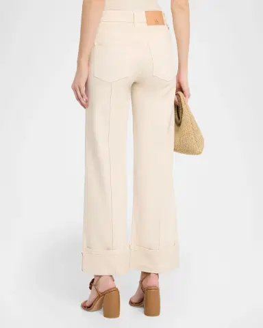 Ulla Johnson The Genevieve Stretch Pintuck Jeans | Thumbnail 3 Ulla Johnson The Genevieve Stretch Pintuck Jeans | Thumbnail 3