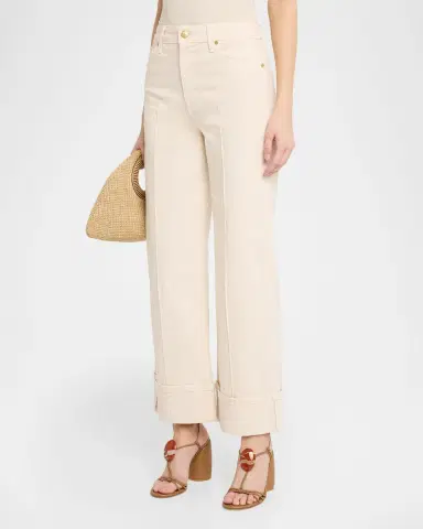 Ulla Johnson The Genevieve Stretch Pintuck Jeans | Thumbnail 4 Ulla Johnson The Genevieve Stretch Pintuck Jeans | Thumbnail 4