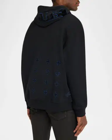 Ksubi Men's 4x4 Oversized Cotton Hoodie | Thumbnail 3 Ksubi Men's 4x4 Oversized Cotton Hoodie | Thumbnail 3