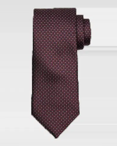 Brioni Men's Micro-Woven Jacquard Silk Tie | Thumbnail 2