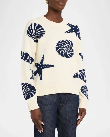 Rails Zoey Seashell Crewneck Sweater | Thumbnail 3 Rails Zoey Seashell Crewneck Sweater | Thumbnail 3