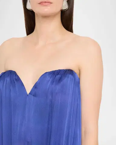 Ulla Johnson Veil Strapless Silk-Chiffon Gown | Thumbnail 5