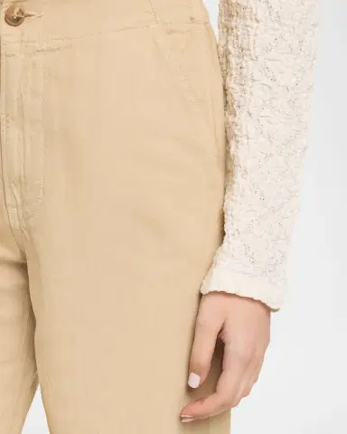 Veronica Beard Kasey Mid-Rise Cotton Twill Pants | Thumbnail 5 Veronica Beard Kasey Mid-Rise Cotton Twill Pants | Thumbnail 5