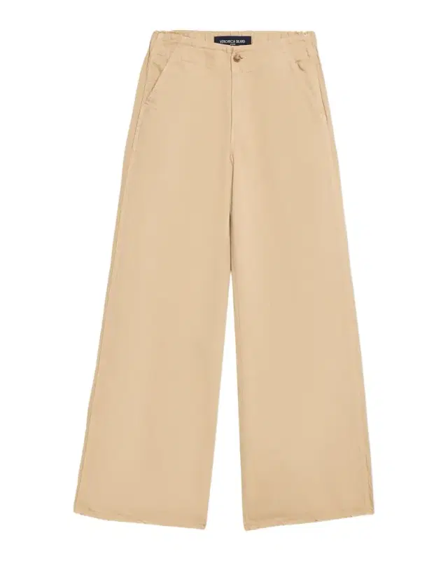 Kasey Mid-Rise Cotton Twill Pants