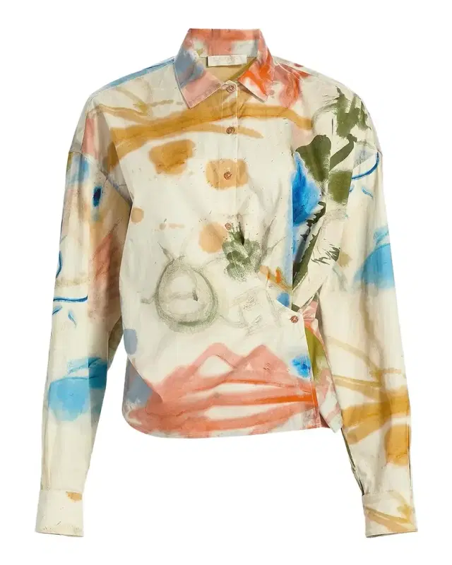 Artist Asymmetric Button-Front Shirt Artist Asymmetric Button-Front Shirt