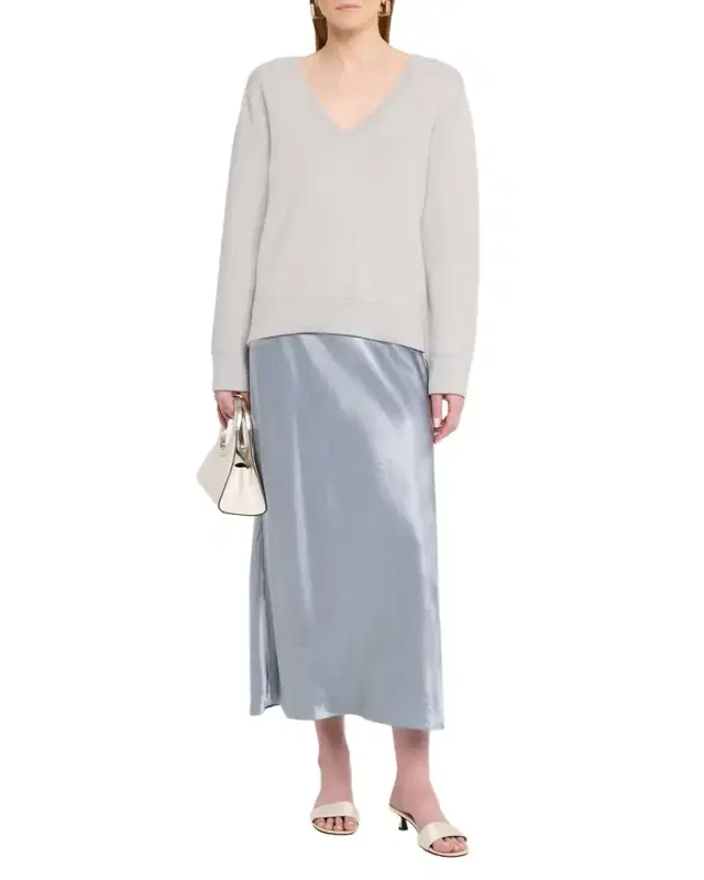 Vince Double-Face Cashmere V-Neck Sweater