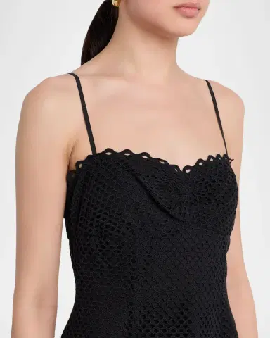 Ulla Johnson Isotta Eyelet Cotton Midi Dress | Thumbnail 5 Ulla Johnson Isotta Eyelet Cotton Midi Dress | Thumbnail 5