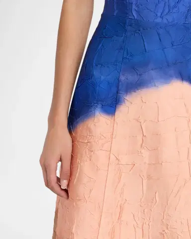 Ulla Johnson x Helen Frankenthaler Georgia Crinkled Satin Midi Dress | Thumbnail 4 Ulla Johnson x Helen Frankenthaler Georgia Crinkled Satin Midi Dress | Thumbnail 4