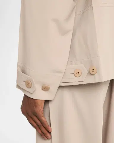 IM MEN Men 's Flat Foldable Zip-Front Jacket | Thumbnail 5 IM MEN Men 's Flat Foldable Zip-Front Jacket | Thumbnail 5