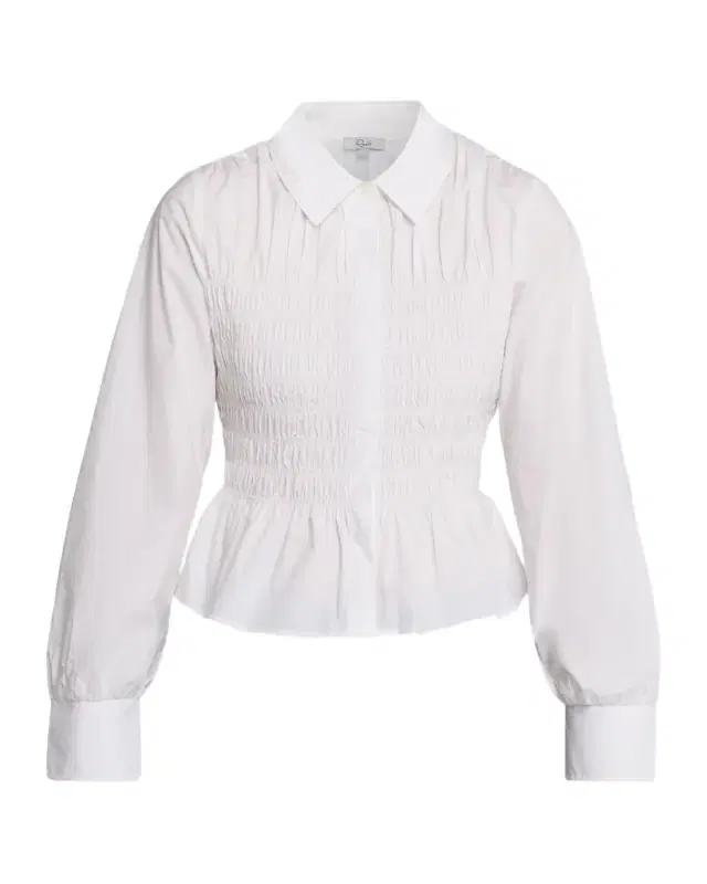 Bradshaw Smocked Button-Front Shirt