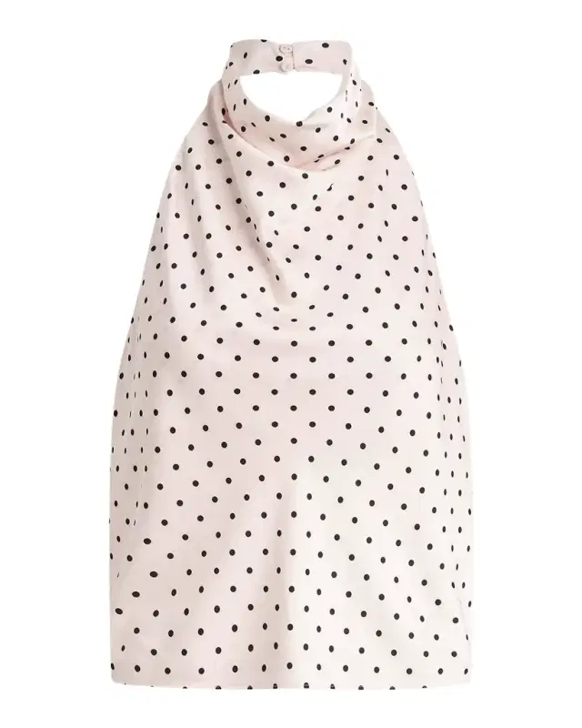 The Ines Draped Halter Top