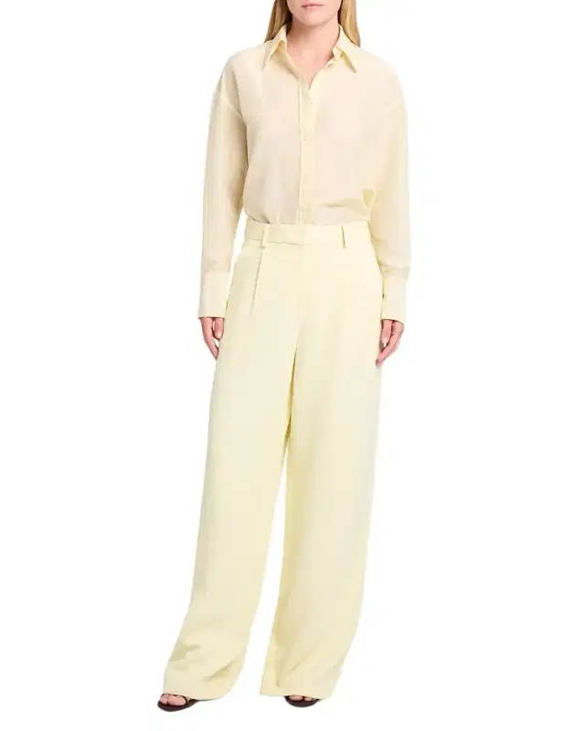 TWP Hudson St Pants in Coated Viscose Linen